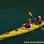 Kayaking on Halong Bay 